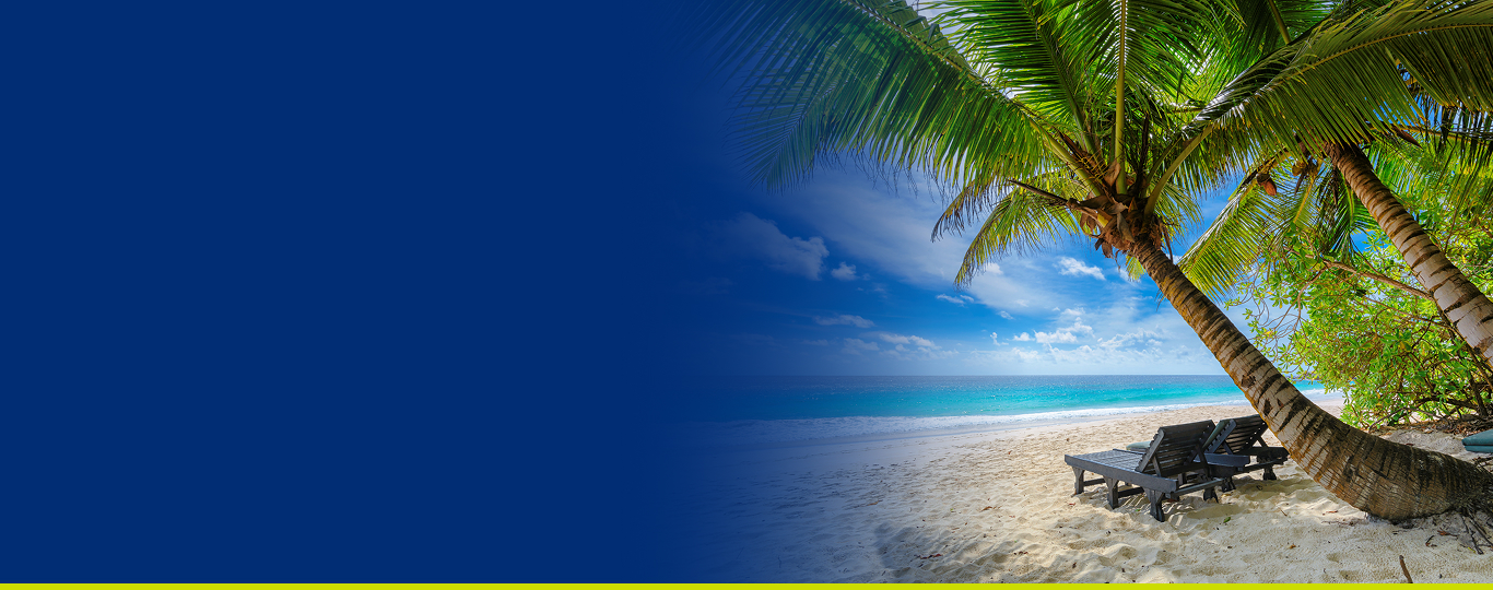 image of a tropical island